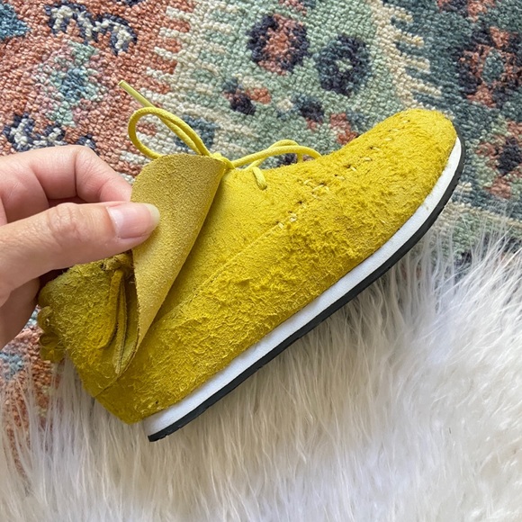 akid brand kids yellow suede sneaker boot boys shoe leather chukka moccasin 12 - Picture 12 of 12